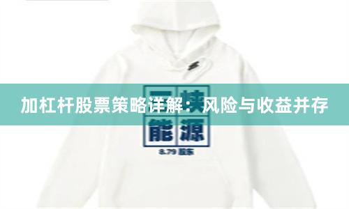 加杠杆股票策略详解：风险与收益并存